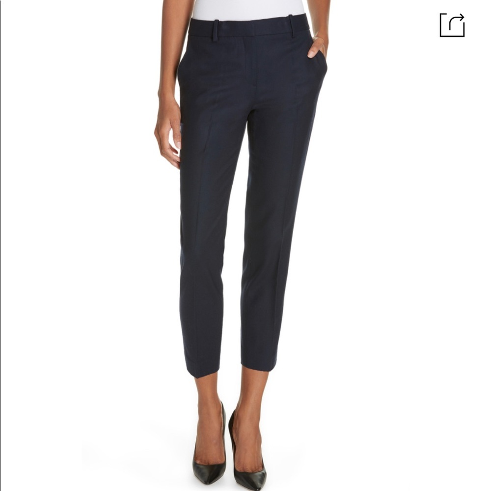 Theory women’s flannel pants - navy blue